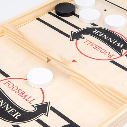 Fast puck table top hocky