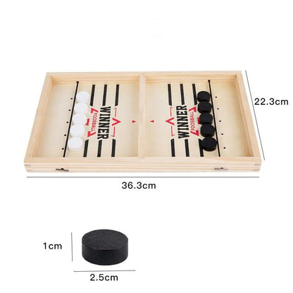 Fast puck table top hocky